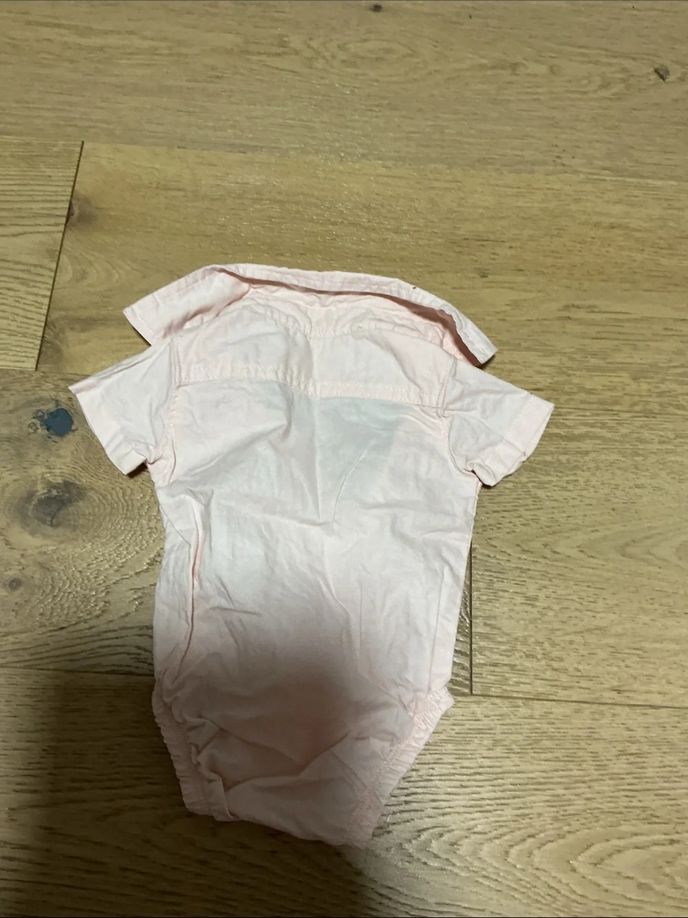 Carter's Light Pink Button-Front Bodysuit with Cream Shorts